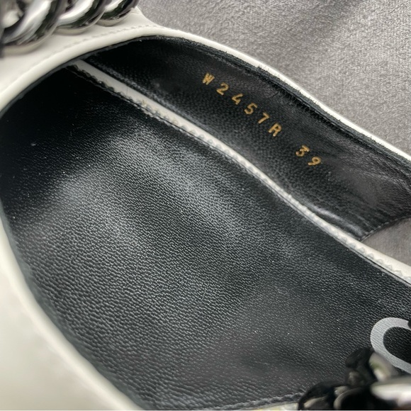 Tom Ford LEATHER CHAIN SLINGBACK PUMP 50MM - Picture 10 of 13